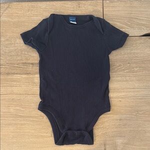 Navy Blue Ribbed Kids One Piece 12-18 MONTHS